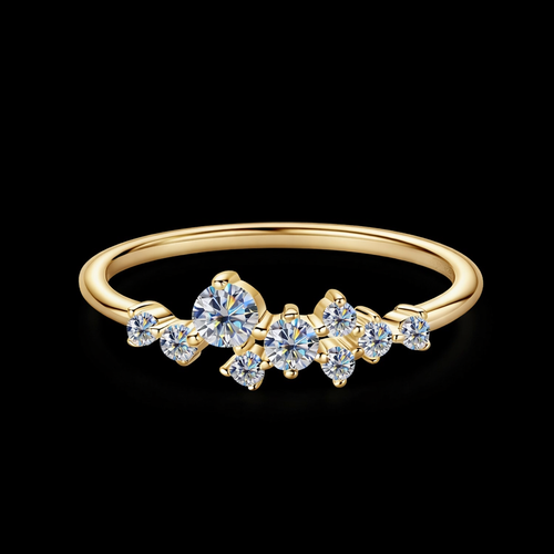 ✨ Sterling Silver Moissanite Star Ring✨