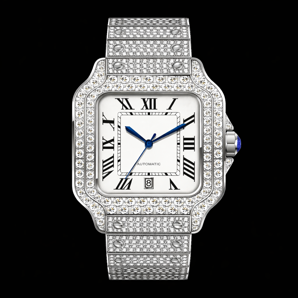 ✨ High-End Moissanite Diamond Watch – Iced Out Luxury Hip Hop Timepiece✨