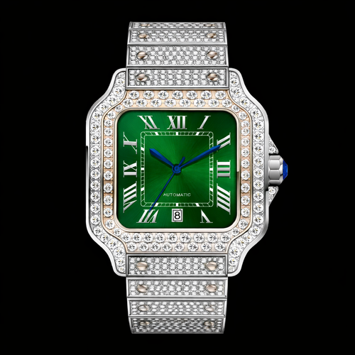 ✨ High-End Moissanite Diamond Watch – Iced Out Luxury Hip Hop Timepiece✨