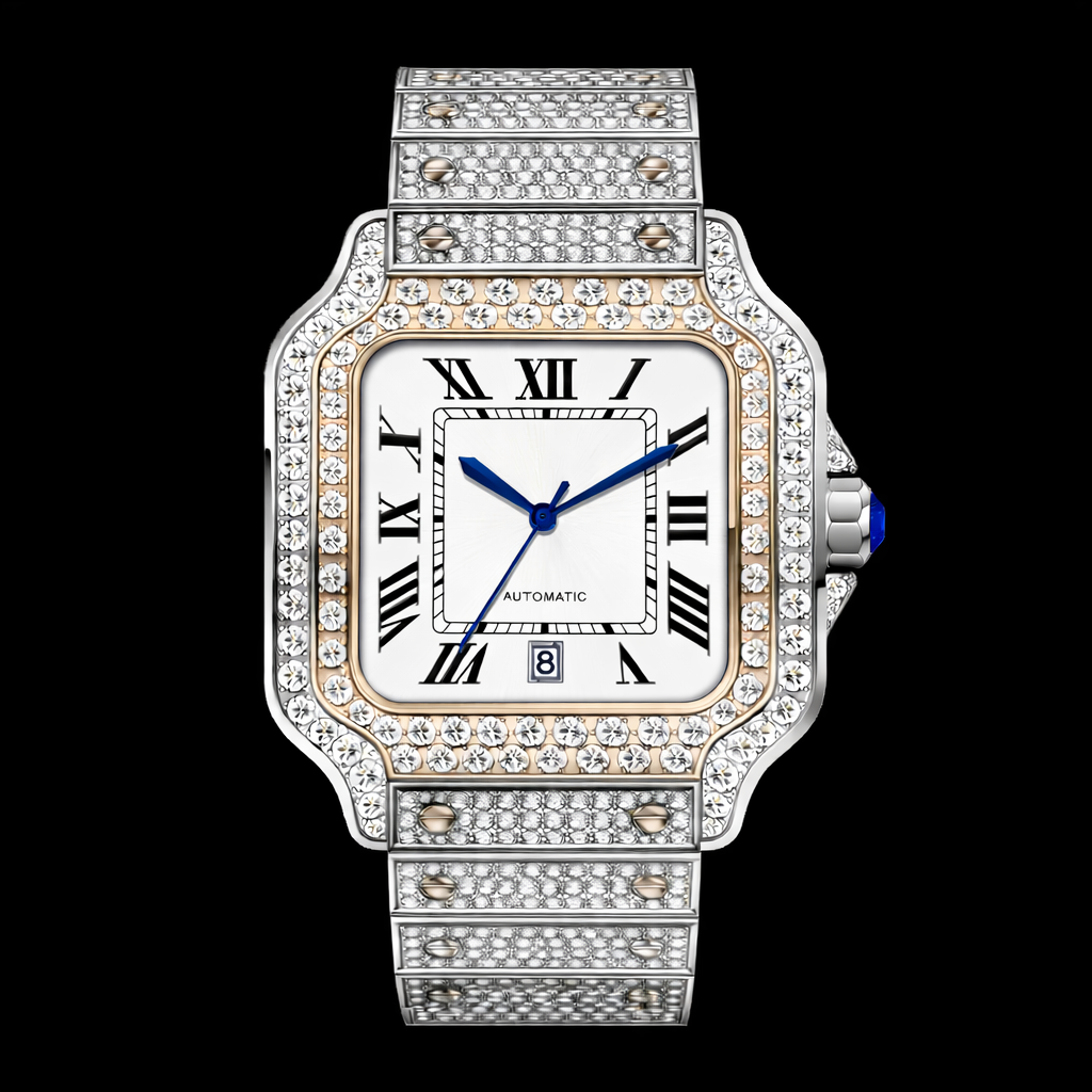 ✨ High-End Moissanite Diamond Watch – Iced Out Luxury Hip Hop Timepiece✨