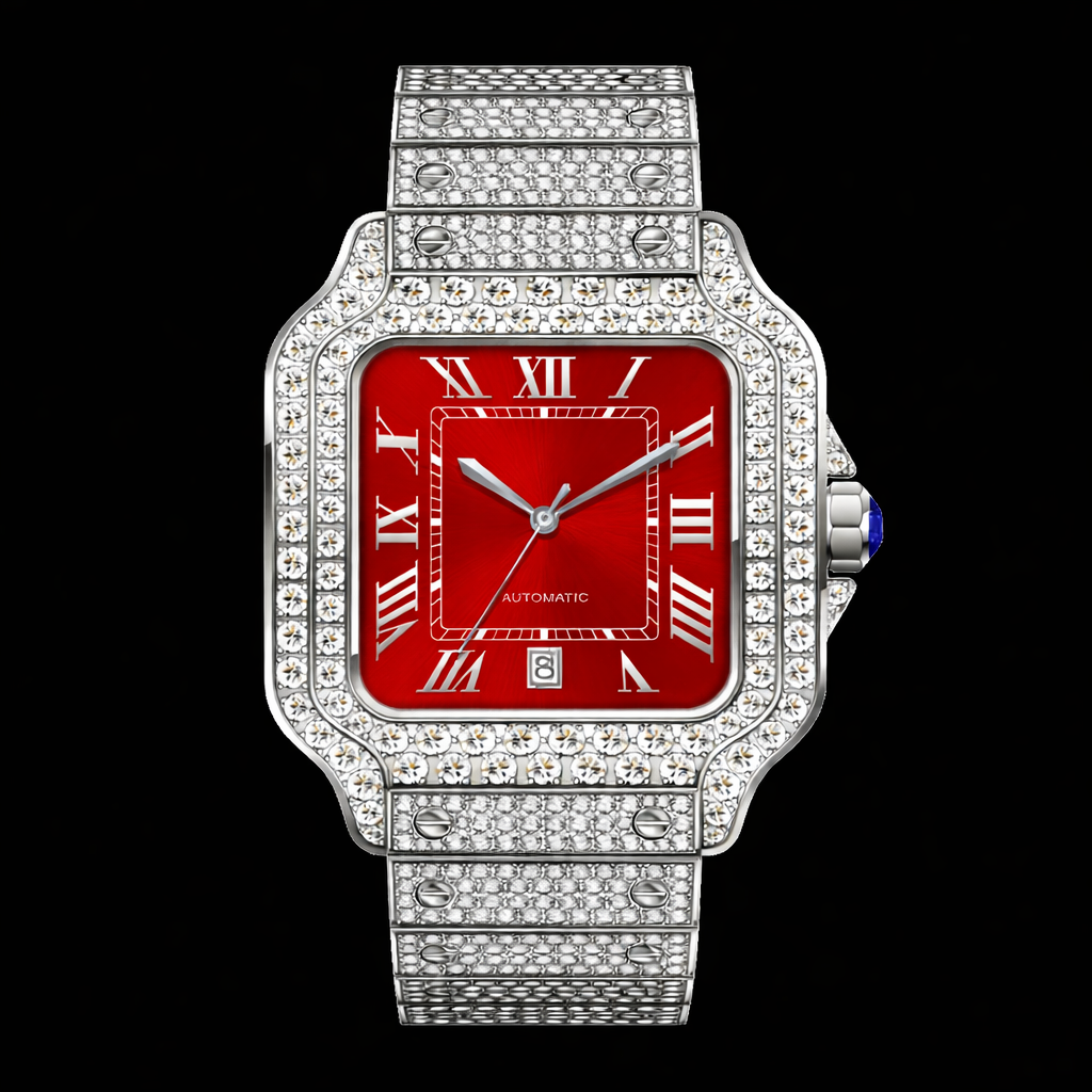 ✨ High-End Moissanite Diamond Watch – Iced Out Luxury Hip Hop Timepiece✨