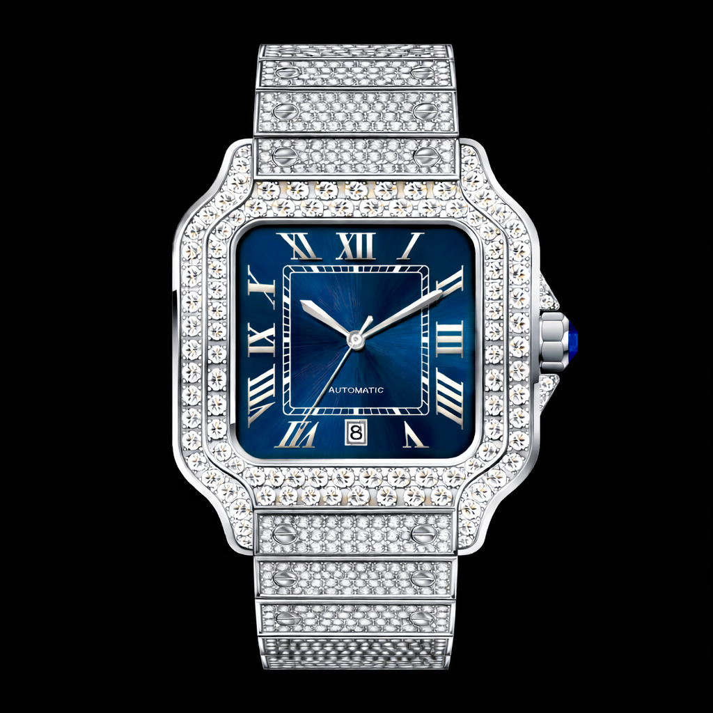 ✨ High-End Moissanite Diamond Watch – Iced Out Luxury Hip Hop Timepiece✨