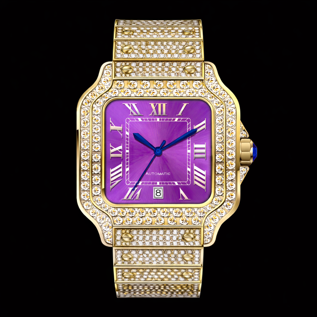 ✨ High-End Moissanite Diamond Watch – Iced Out Luxury Hip Hop Timepiece✨