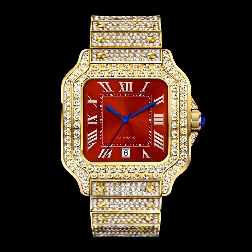 ✨ High-End Moissanite Diamond Watch – Iced Out Luxury Hip Hop Timepiece✨