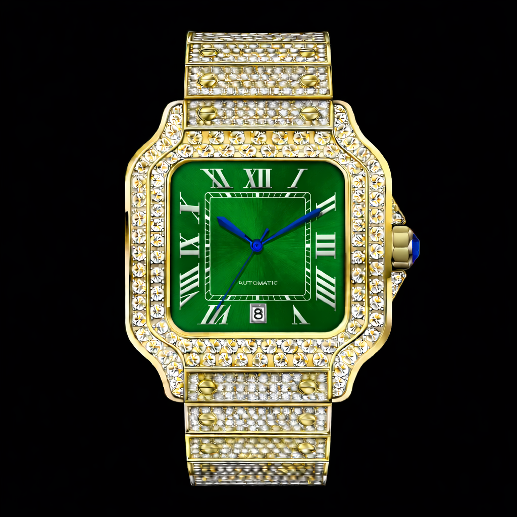 ✨ High-End Moissanite Diamond Watch – Iced Out Luxury Hip Hop Timepiece✨
